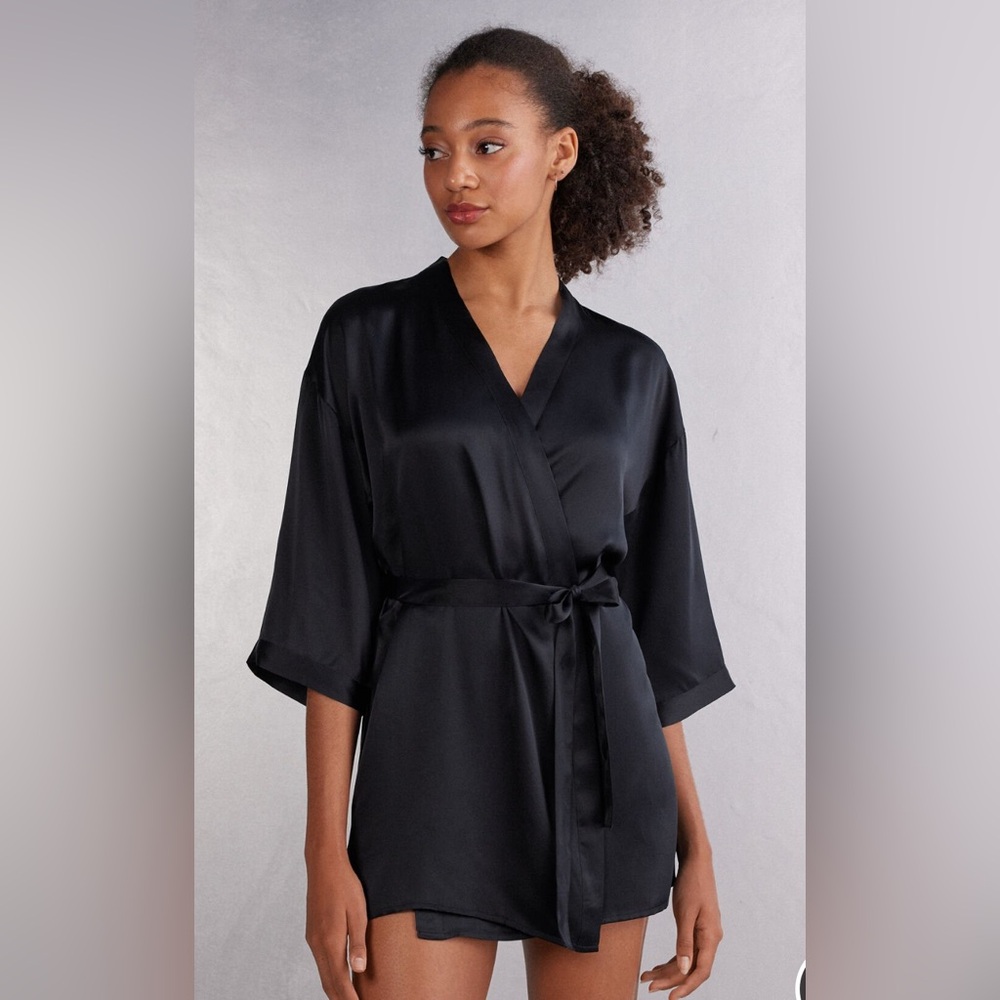 NWT INTIMISSIMI Silk Kimono Robe